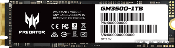 SSD Acer Predator GM3500 1TB BL.9BWWR.102