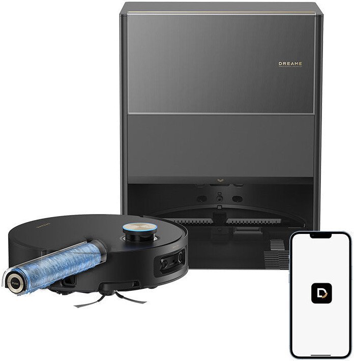 Робот-пылесос Dreame Robot Vacuum Aqua10 Ultra Roller Complete Black RLH71DE-1 (евровилка, черный)