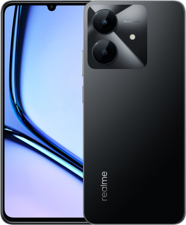 Телефон Realme Note 60x RMX3938 3GB/64GB (черный)