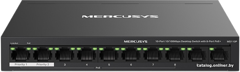 Неуправляемый коммутатор Mercusys MS110P