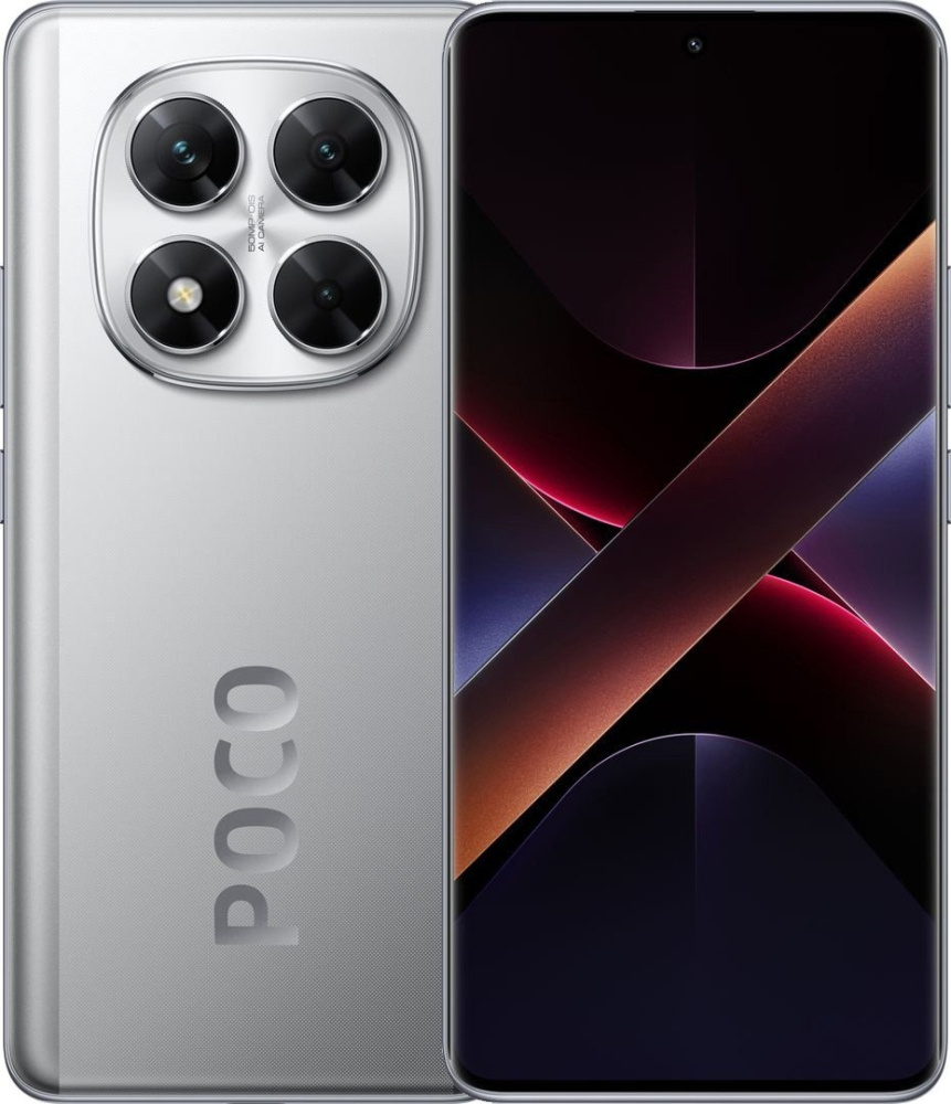 Смартфон POCO X7 12GB/512GB международная версия (серебристый)