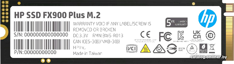 SSD HP FX900 Plus 1TB 7F617AA