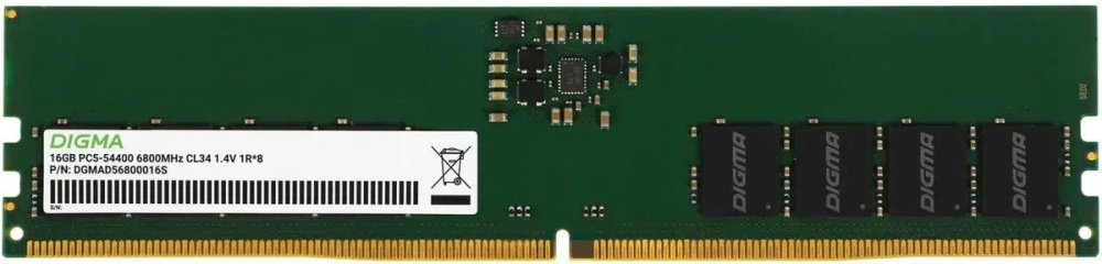 Digma 16ГБ DDR5 6800 МГц DGMAD56800016S