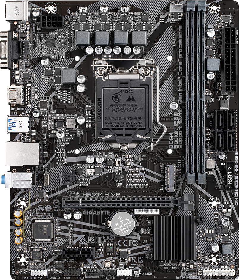 Материнская плата Gigabyte H510M H V2 (rev. 1.0)