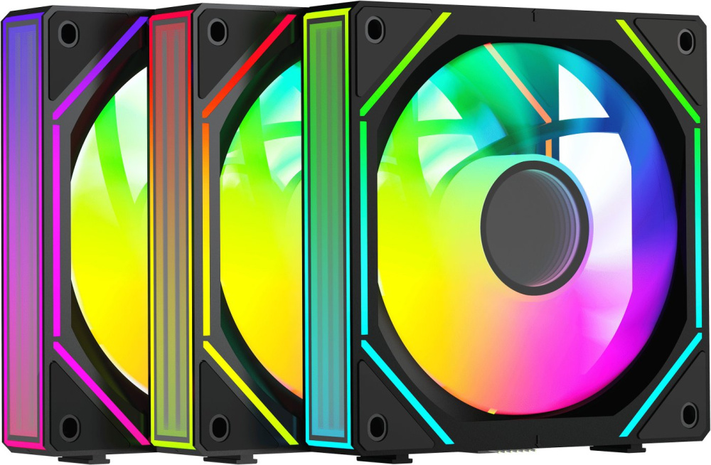 Комплект вентиляторов для корпуса Ocypus Gamma F12 Uni BK ARGB 3IN1