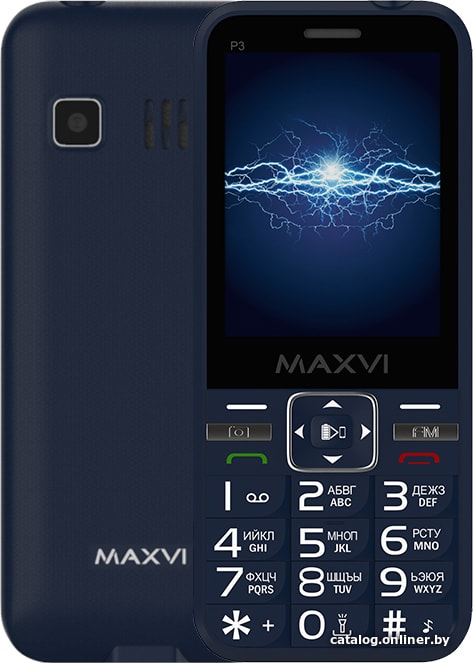 Мобильный телефон Maxvi P3 (синий)