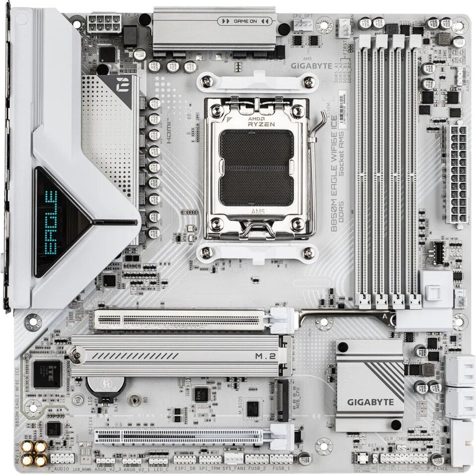 Материнская плата Gigabyte B850M Eagle WiFi6E Ice