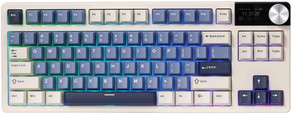 Клавиатура Royal Kludge S85 Horizon Blue (RK Beige)