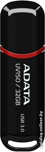 USB Flash A-Data DashDrive UV150 Black 32GB (AUV150-32G-RBK)