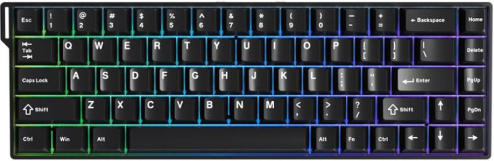 Клавиатура Ajazz AK680 V2 (черный, Ajazz Ice Island Switch)