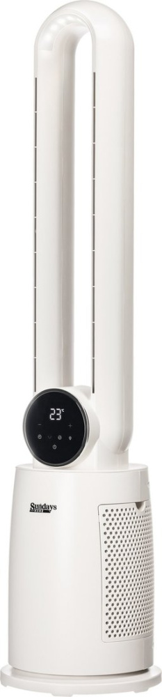 Безлопастной вентилятор Sundays Home NDY-EF603R (белый)