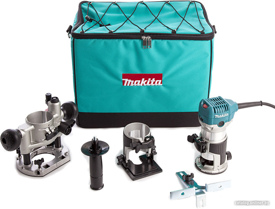 Кромочно-петельный фрезер Makita RT0702CX2 (с сумкой)