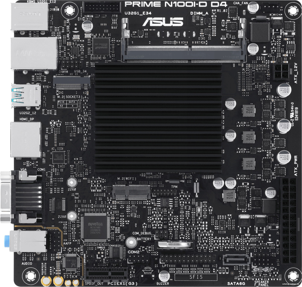 Материнская плата ASUS Prime N100I-D D4-CSM