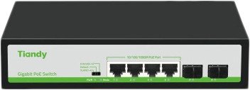 Неуправляемый коммутатор Tiandy TC-P3S06 H/0402/AT/60