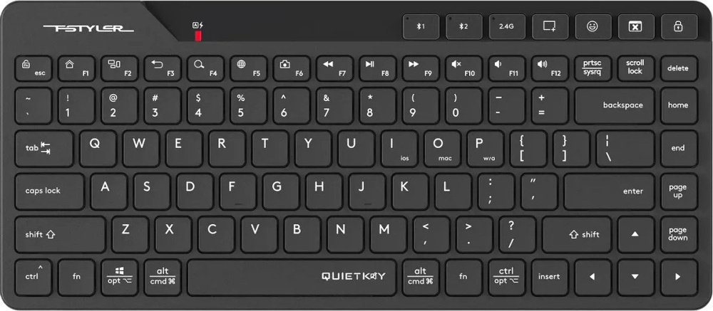 Клавиатура A4Tech Fstyler FBK26C AS (черный)