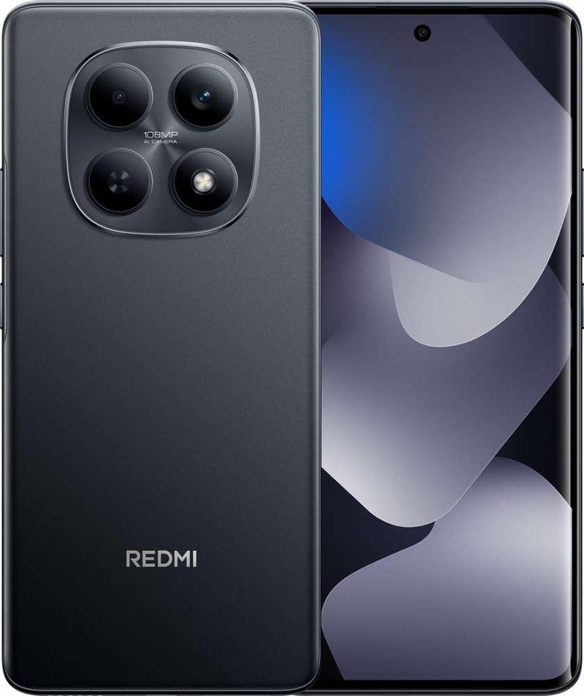 Телефон Xiaomi Redmi Note 15 6GB/128GB без NFC международная версия (черный)
