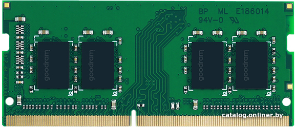 Оперативная память GOODRAM 8GB DDR4 SODIMM PC4-25600 GR3200S464L22S/8G