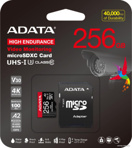 High Endurance 256Gb AUSDX256GUI3V30SHA2-RA1