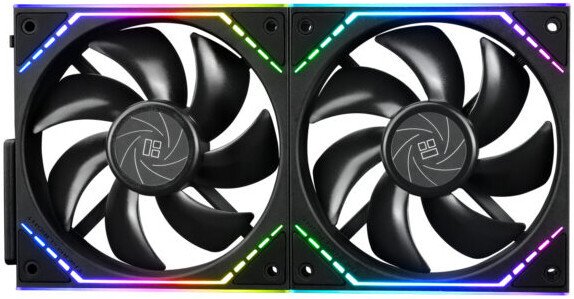 Комплект вентиляторов для корпуса Thermalright TL-M12Q X2 (черный)