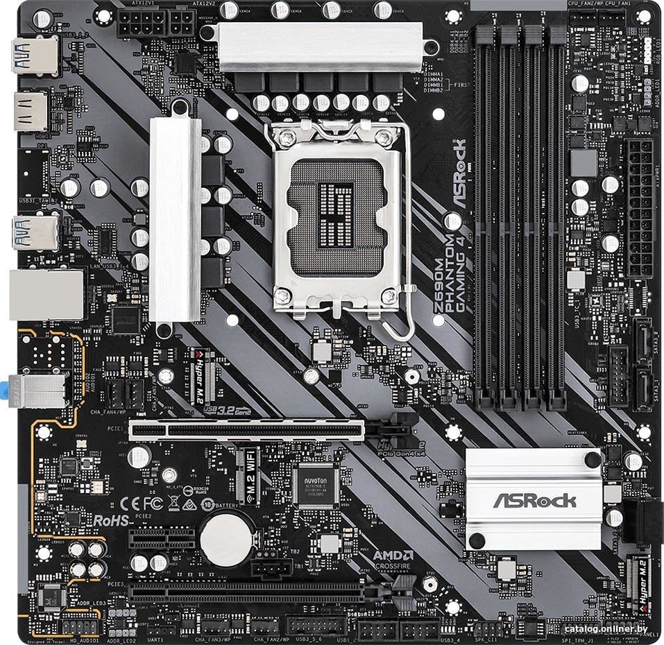 Материнская плата ASRock Z690M Phantom Gaming 4