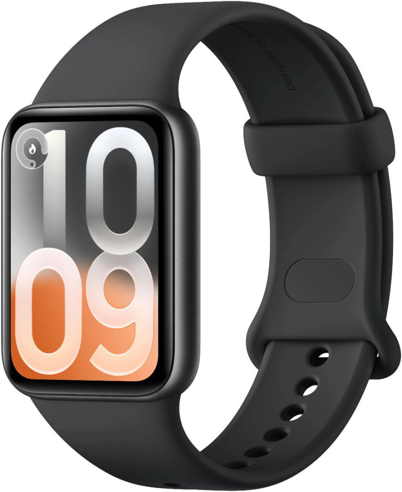 Фитнес-браслет Xiaomi Smart Band 10 Pro M2552B1 (черный, с черным силиконовым ремешком, международна