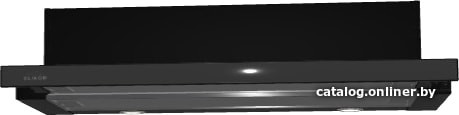 Кухонная вытяжка Elikor Интегра Glass 60П-400-В2Л (черный/черное стекло) (954865)