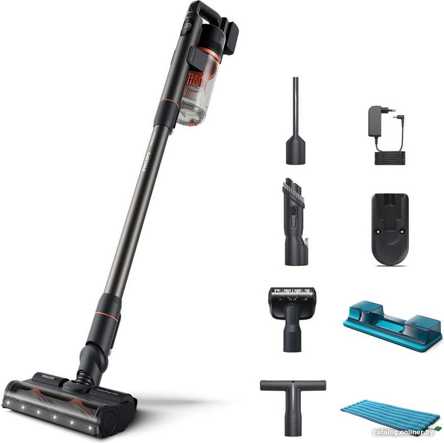 Вертикальный пылесос с влажной уборкой Philips XC7055/01
