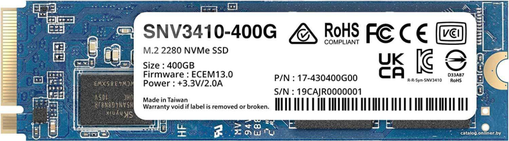 SSD Synology SNV3410-400G 400GB