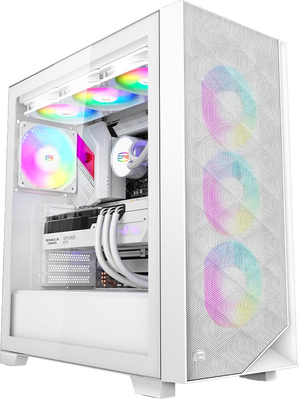 Корпус PCCooler C3D510 ARGB (белый)