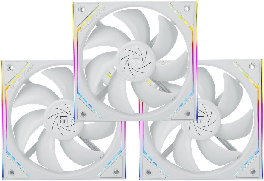 Комплект вентиляторов для корпуса Thermalright TL-M12W X3 (белый)