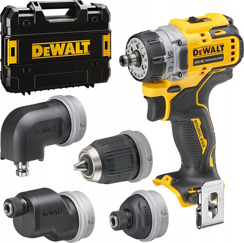 Дрель-шуруповерт DeWalt DCD703NT (без АКБ, кейс, набор патронов)