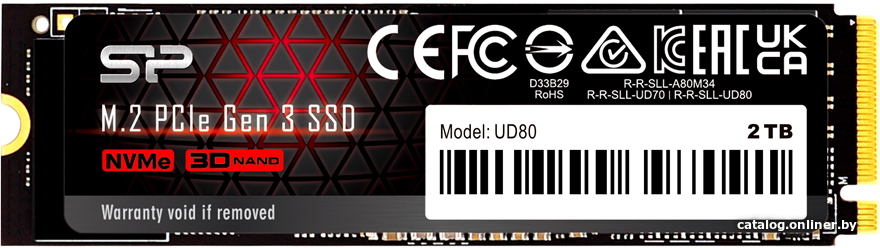 SSD Silicon-Power UD80 2TB SP02KGBP34UD8005