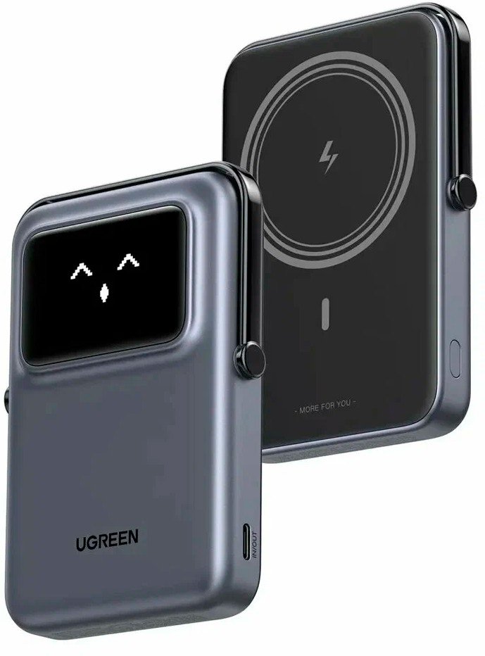 Внешний аккумулятор Ugreen PB572 10000mAh (серый)