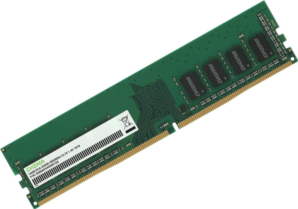 Digma 16ГБ DDR4 4000 МГц DGMAD44000016S