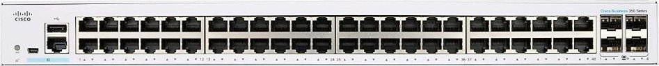 Управляемый коммутатор 3-го уровня Cisco CBS350-48P-4G-CN