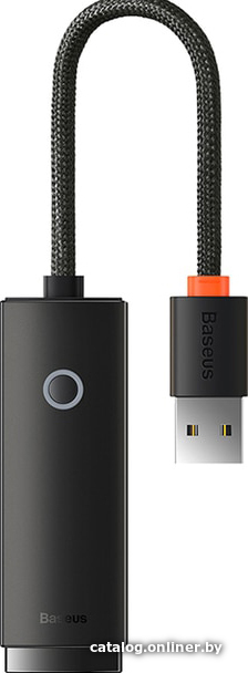 USB-хаб Baseus Lite Series 4-Port USB-A WKQX030001 (0.25 м, черный)
