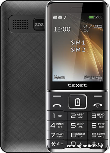Кнопочный телефон TeXet TM-D421 (черный)