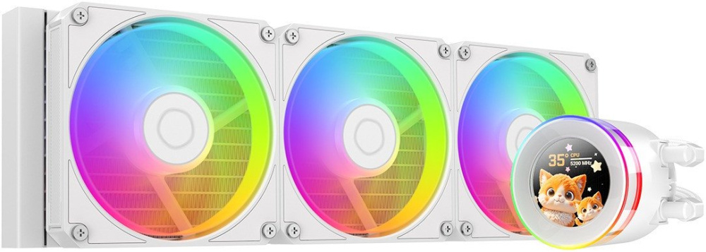 Система жидкостного охлаждения для процессора ID-Cooling SL360 V2 White