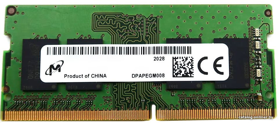 Micron 8ГБ DDR4 SODIMM 3200 МГц MTA8ATF1G64HZ-3G2R1