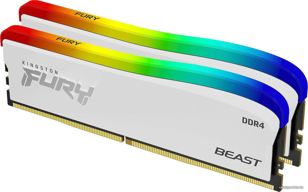 Оперативная память Kingston FURY Beast RGB SE 2x16ГБ DDR4 3200 МГц KF432C16BWAK2/32