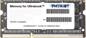 Memory for Ultrabook 8GB DDR3 SO-DIMM PC3-12800 (PSD38G1600L2S)