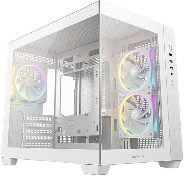 Корпус DeepCool CG330 3F WH R-CG330-WHNGM3-G