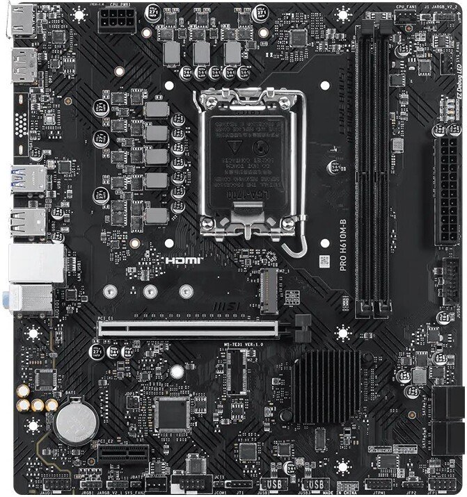 Материнская плата MSI PRO H610M-B