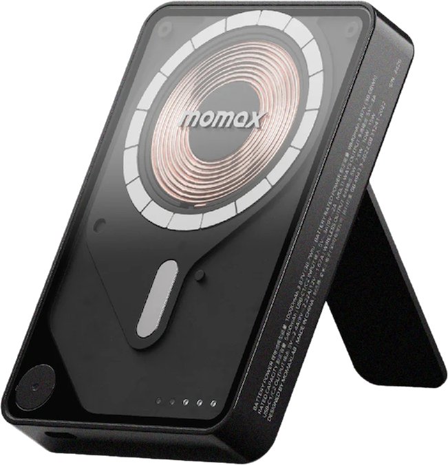 Внешний аккумулятор Momax 1-Power X Pro+ Magnetic Built-In USB-C IP132 10000mAh (черный)