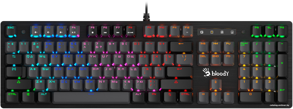 Клавиатура A4Tech Bloody B820R Dual Color