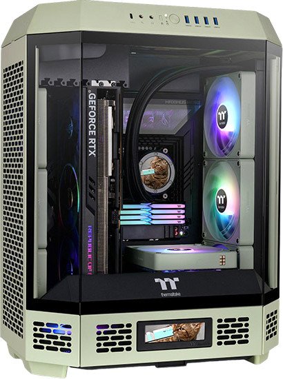 Корпус Thermaltake The Tower 600 Matcha Green CA-1Z1-00MEWN-00