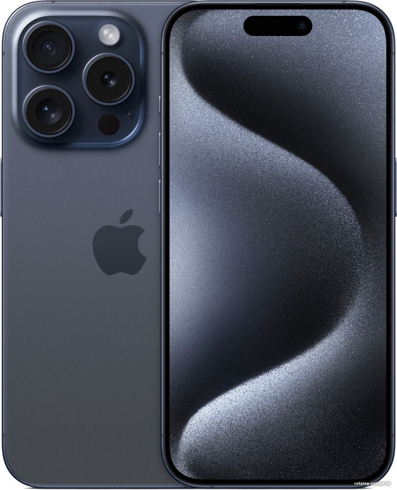 Смартфон Apple iPhone 15 Pro Dual SIM 256GB (синий титан)