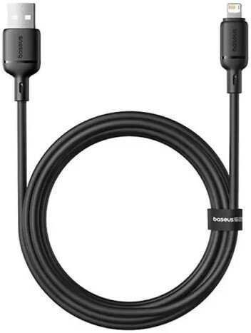 Кабель Baseus Silky Series Fast Charging Cable USB Type-A - Lightning (2 м, черный)