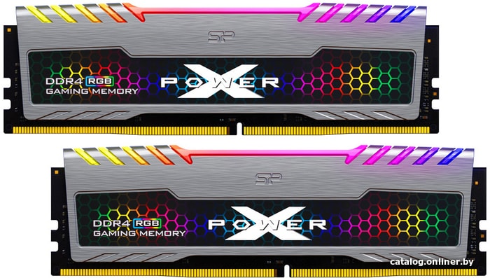 Оперативная память Silicon-Power XPower Turbine RGB 2x8GB DDR4 PC4-25600 SP016GXLZU320BDB