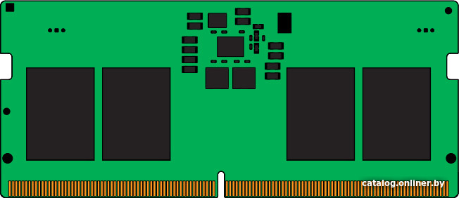 Оперативная память Kingston 16ГБ DDR5 SODIMM 5200 МГц KVR52S42BS8-16